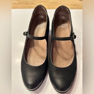 Dansko Lorelei Black Mary Jane wedge size 39